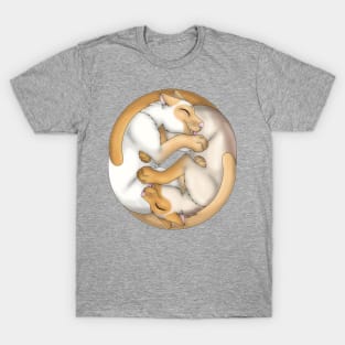 Yin-Yang Cats: Red Point T-Shirt